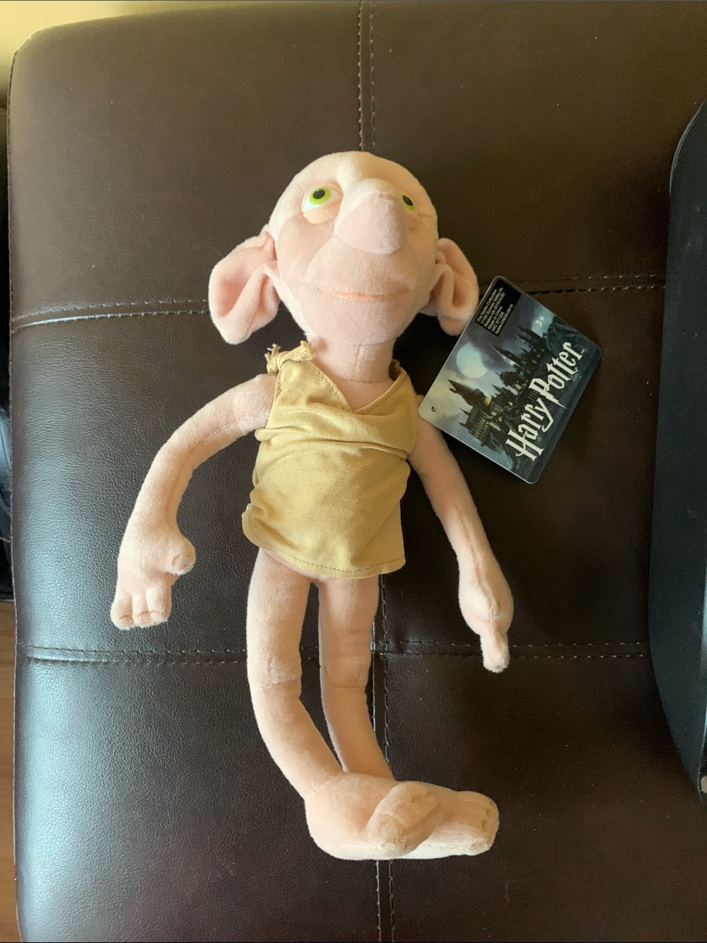 NWT Dobby Warner Bros. Harry Potter Plush Tag Art - Blue and Black